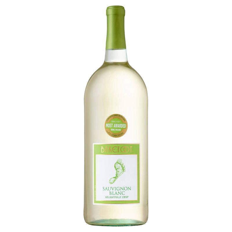 slide 1 of 4, Barefoot White Wine, 1.50 liter