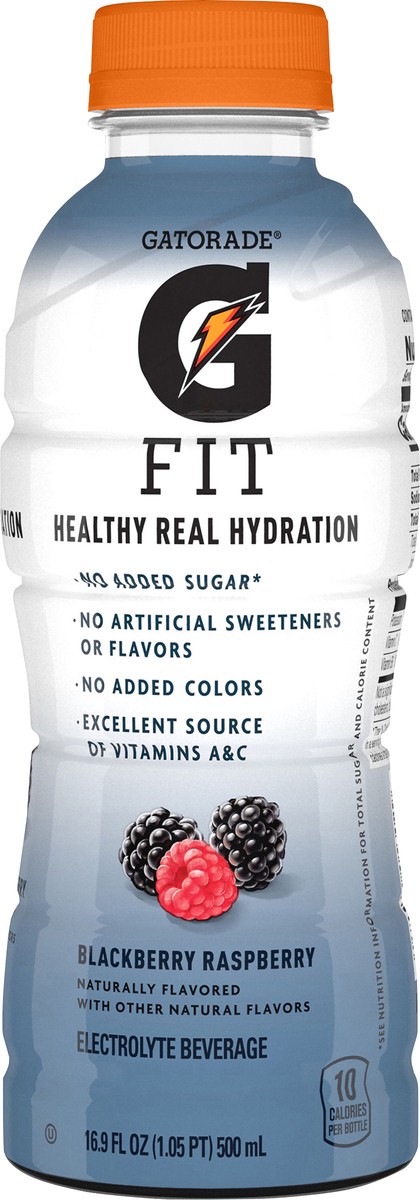 slide 3 of 3, Gatorade Fit Electrolyte Beverage Blackberry Raspberry 16.9 Fl Oz Bottle, 16.9 oz