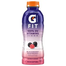 Gatorade Fit Electrolyte Beverage Blackberry Raspberry 16.9 Fl Oz