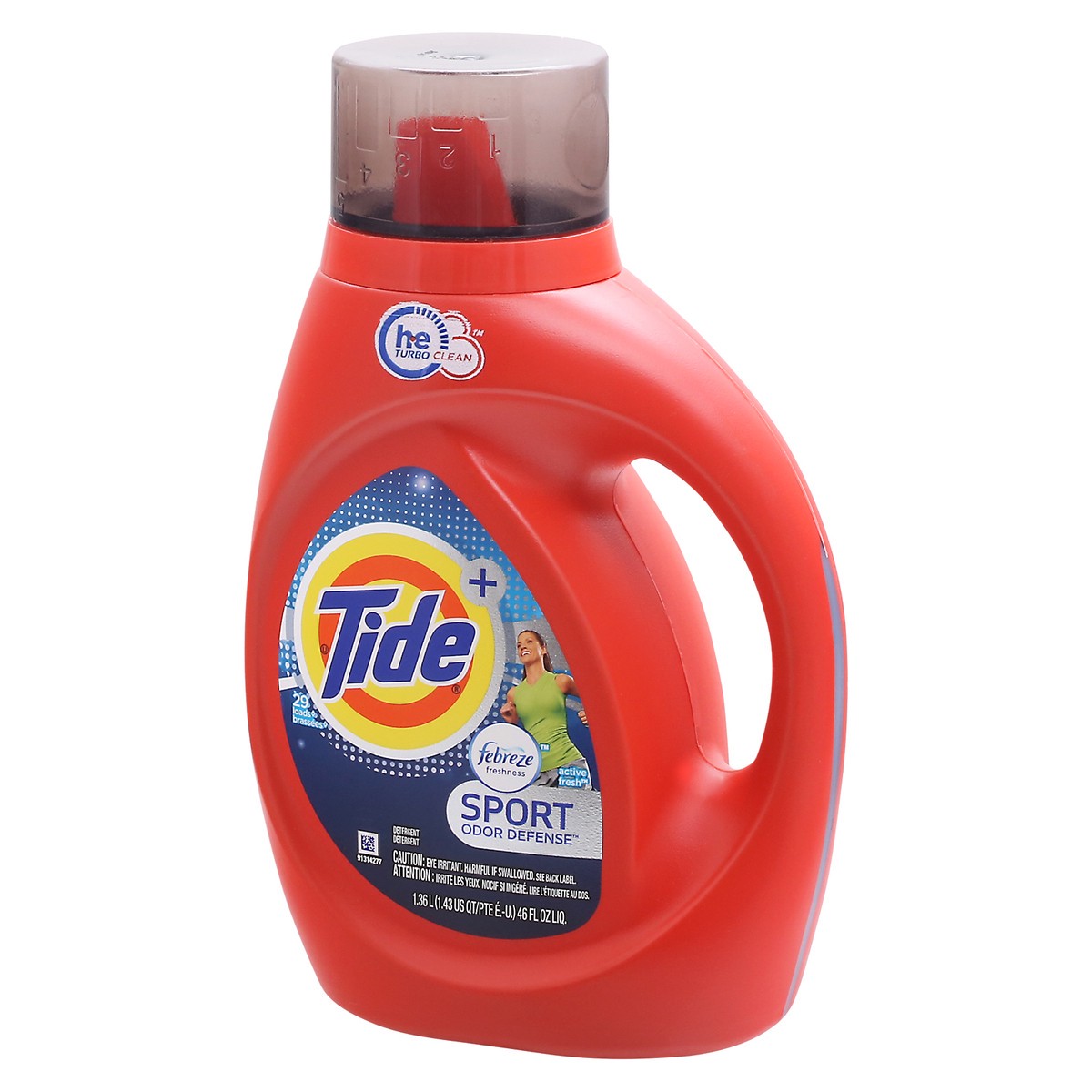 slide 2 of 10, Tide + Febreze Sport Odor Defense Active Fresh Detergent 1.36 lt, 1.36 lt