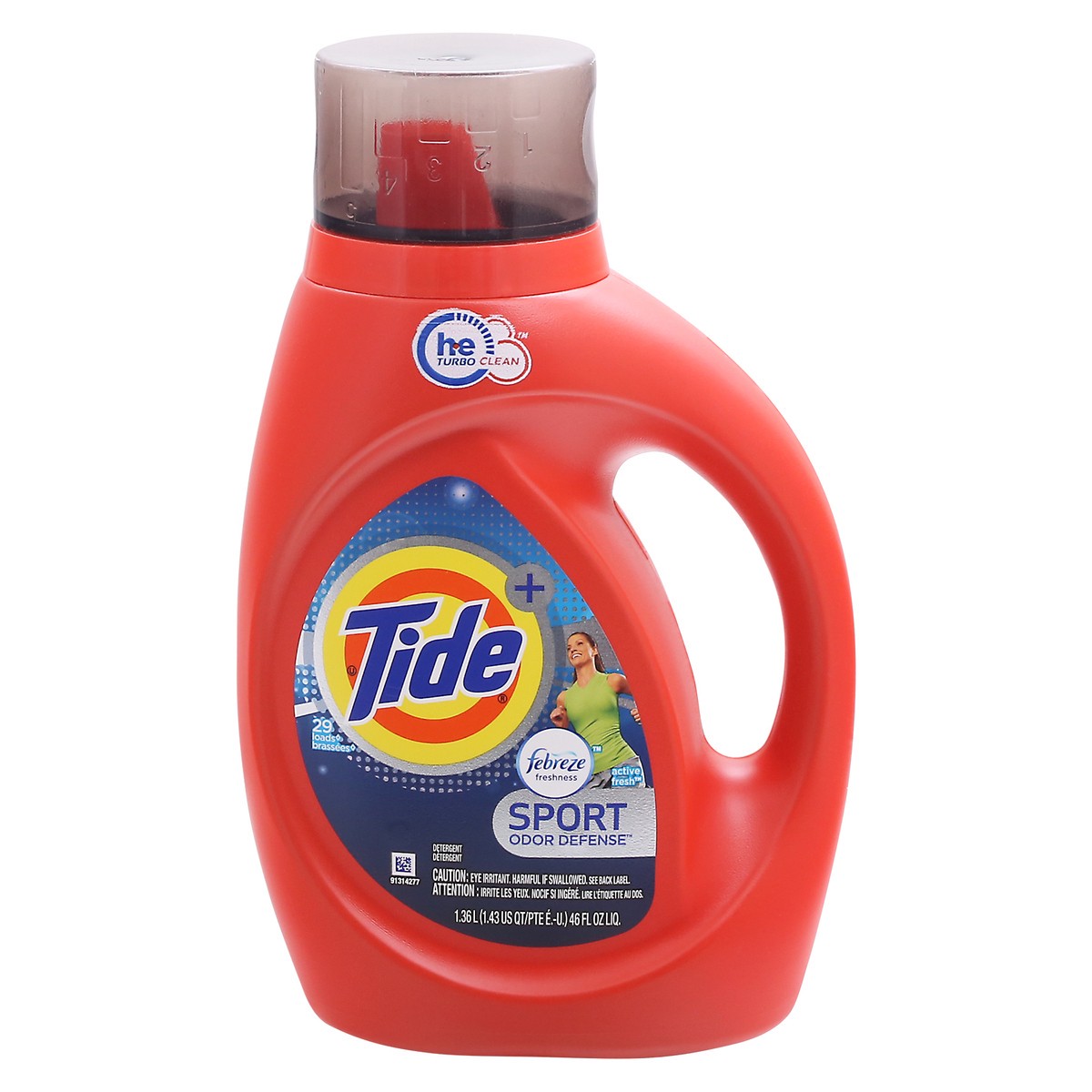 slide 1 of 10, Tide + Febreze Sport Odor Defense Active Fresh Detergent 1.36 lt, 1.36 lt