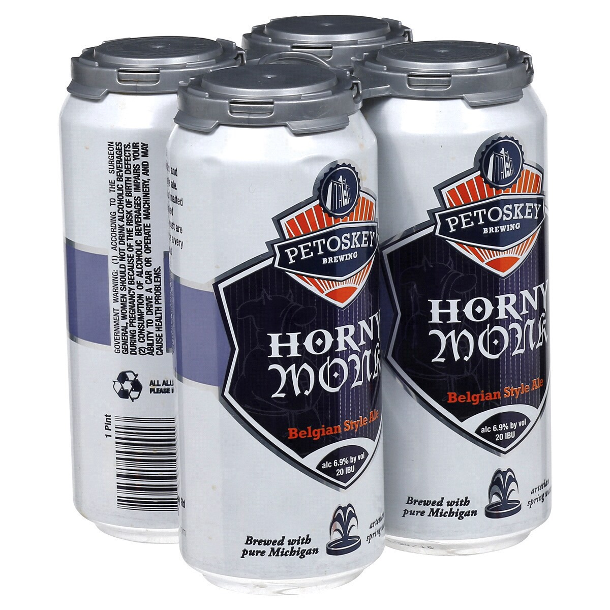 slide 2 of 4, Petoskey Brewing Horny Monk, 4 ct; 16 fl oz
