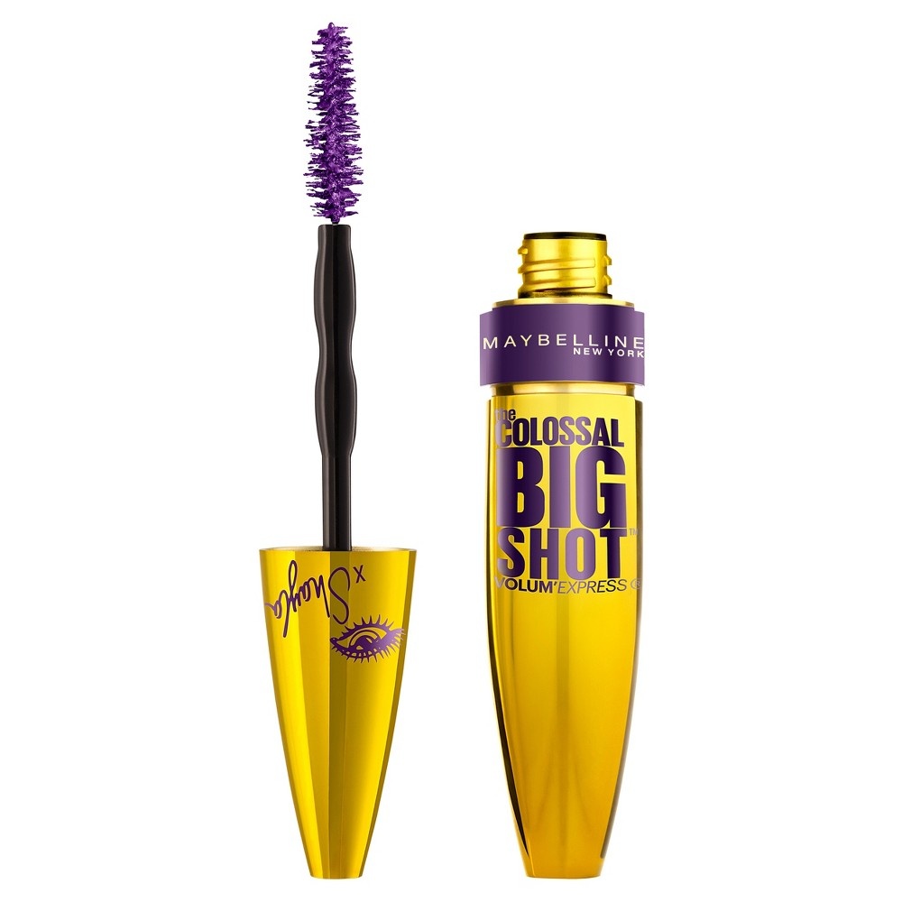 slide 4 of 4, Maybelline Volum' Express Colossal BIG Shot Mascara Poppin' Purple, 0.33 oz