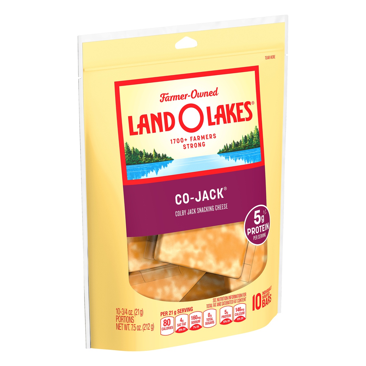 Land O'Lakes CoJack Colby Jack Natural Cheese Bars 10 ct; 0.75 oz Shipt