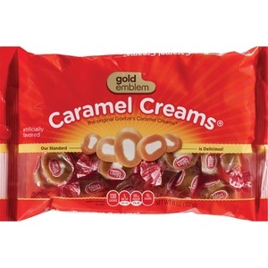 slide 1 of 1, CVS Gold Emblem Caramel Creams, 11 oz