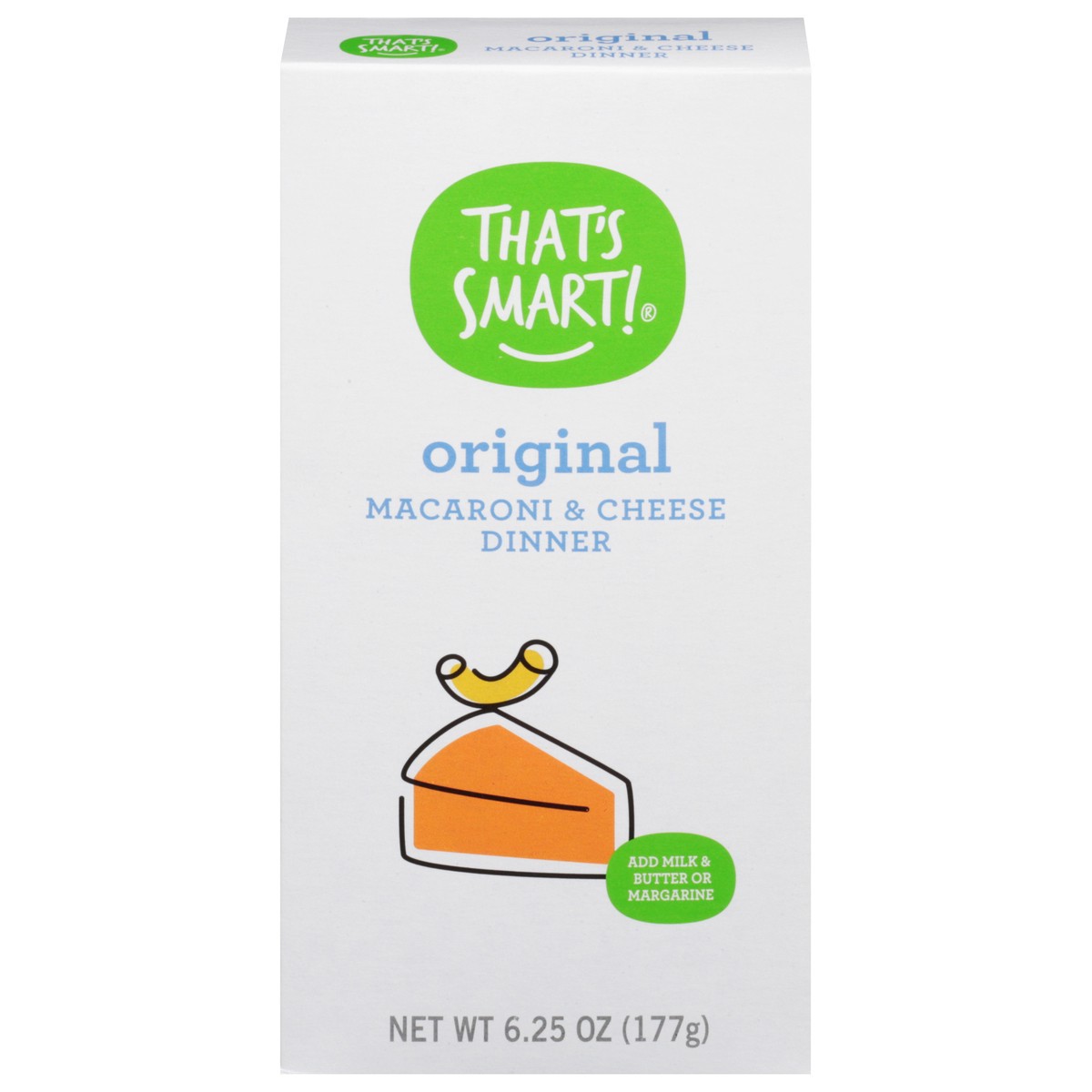 slide 3 of 4, That's Smart! Original Macaroni & Cheese Dinner 6.25 oz, 6.25 oz