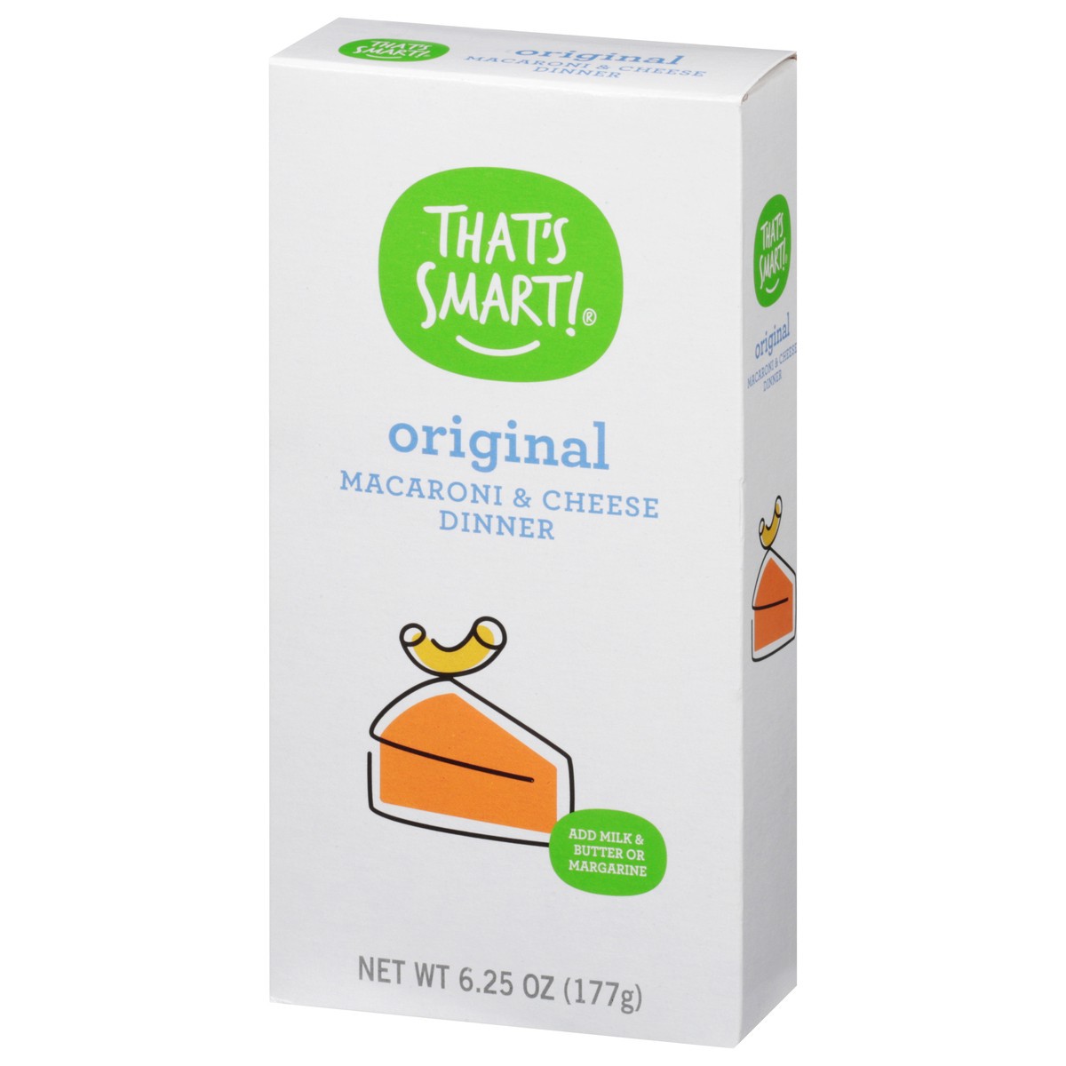 slide 2 of 4, That's Smart! Original Macaroni & Cheese Dinner 6.25 oz, 6.25 oz