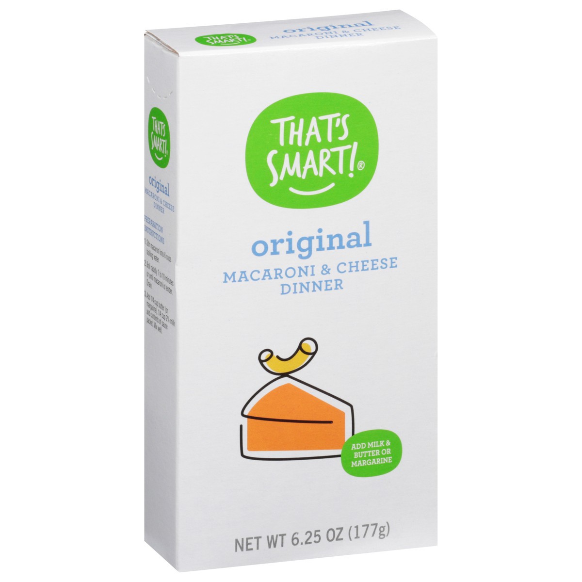 slide 4 of 4, That's Smart! Original Macaroni & Cheese Dinner 6.25 oz, 6.25 oz