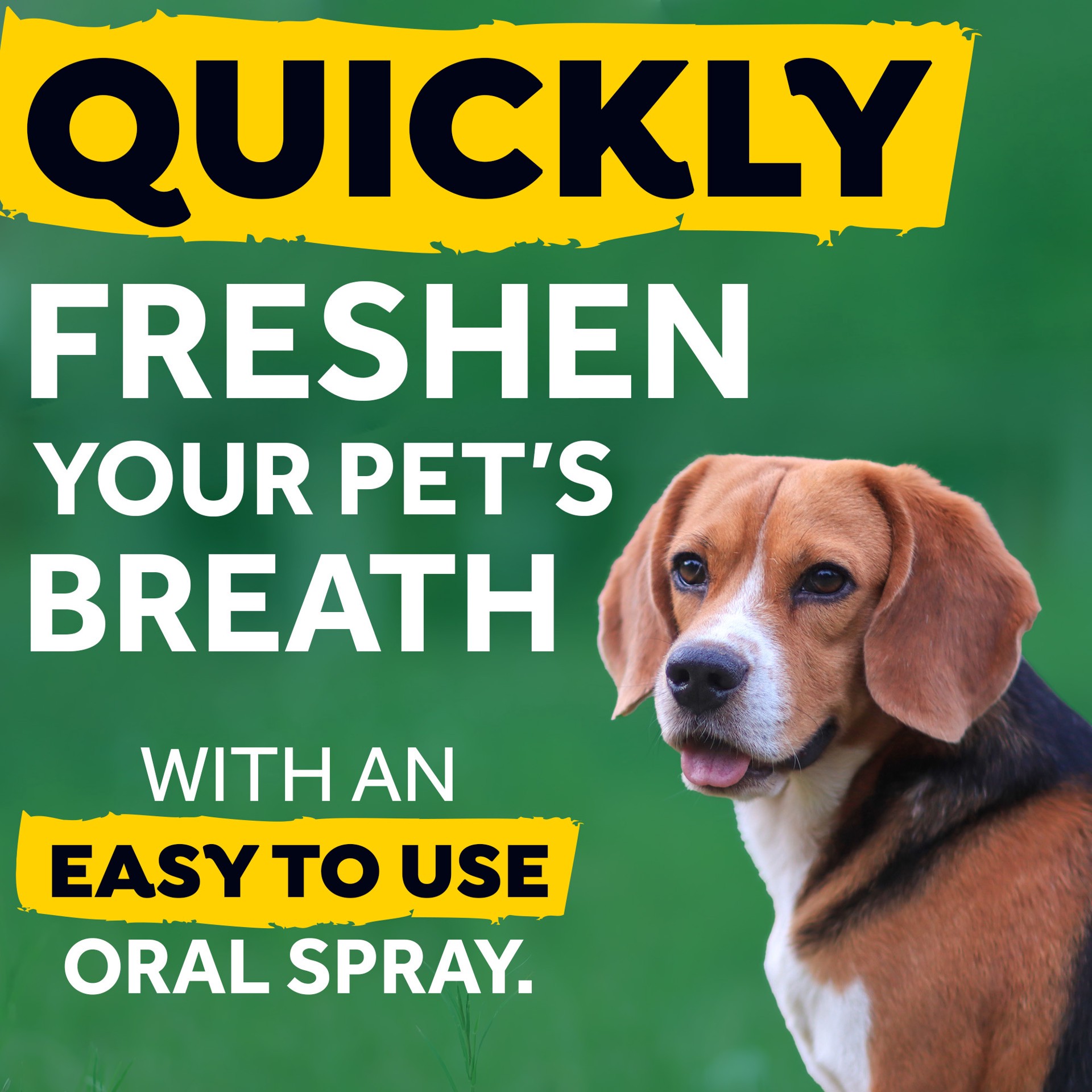 slide 4 of 9, TropiClean Fresh Breath Oral Care Spray for Pets, 4oz, 4 oz