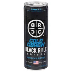 Black Rifle Coffee Company Cold Brew Vanilla Coffee Beverage 11 fl oz