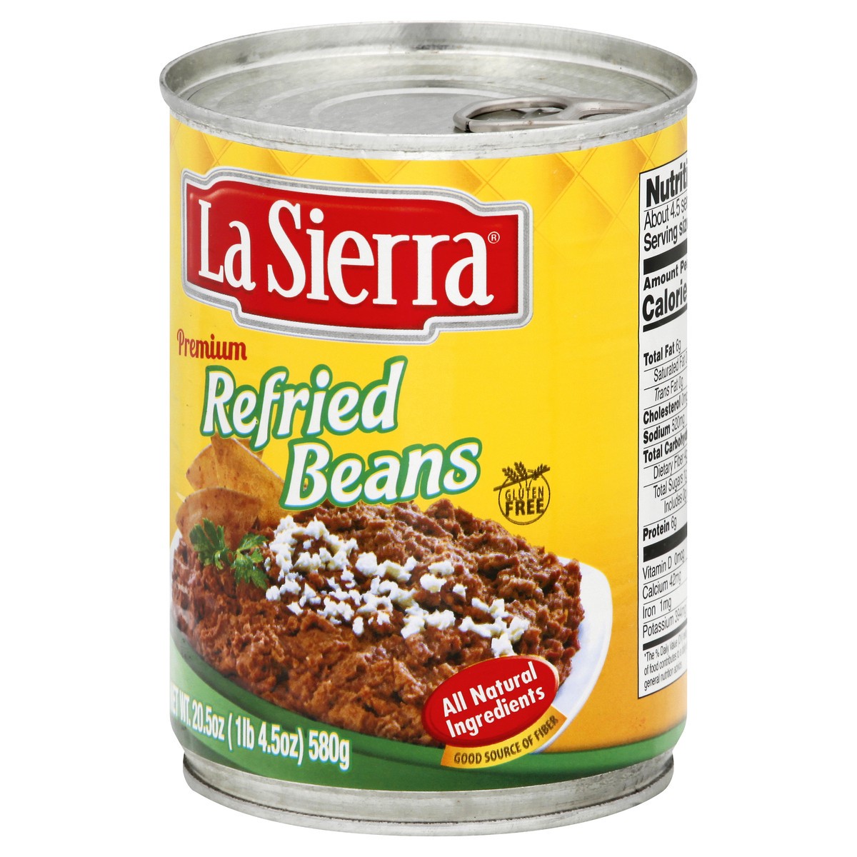 slide 7 of 10, La Sierra Premium Refried Beans 20.5 oz, 20.5 oz