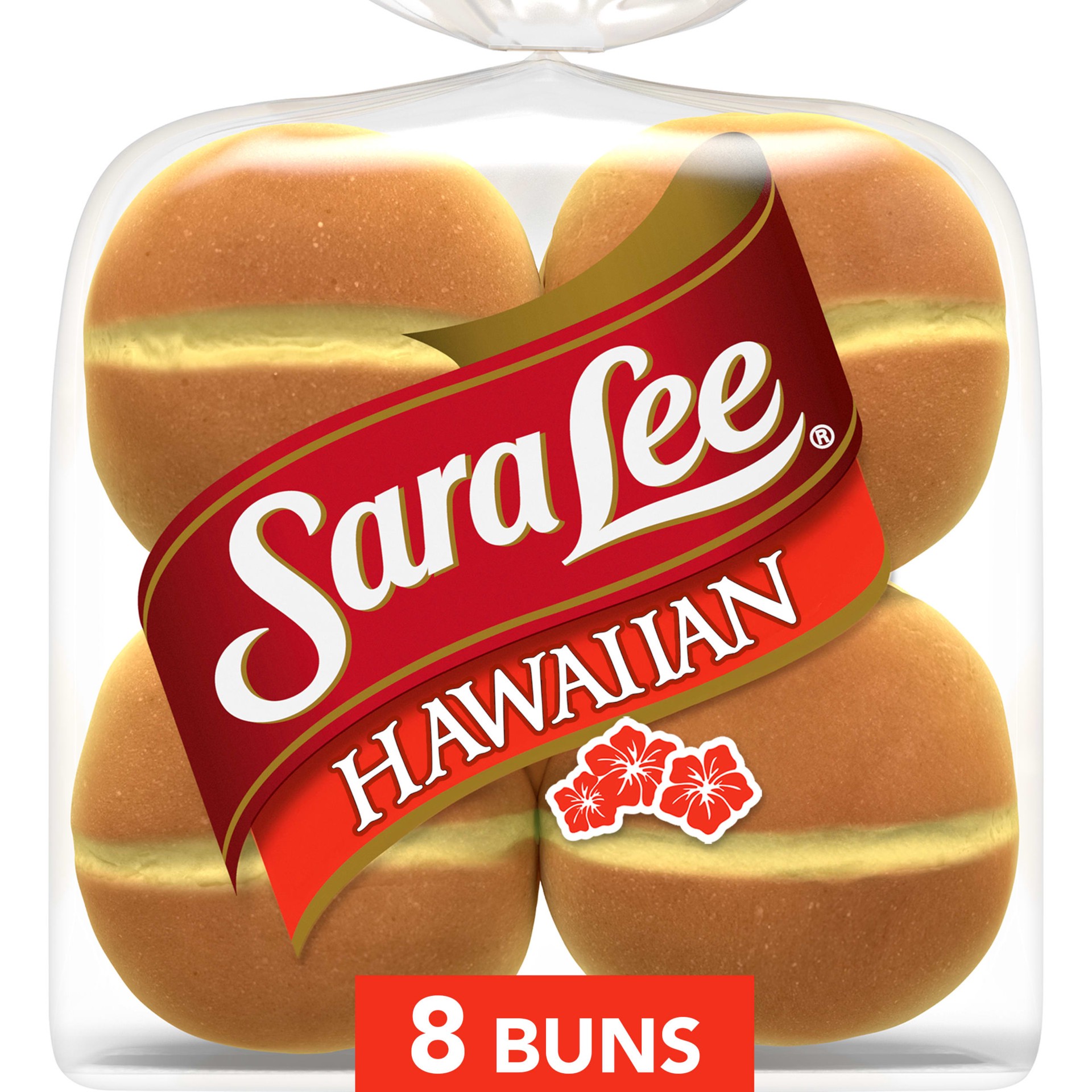 slide 1 of 31, Sara Lee Hawaiian Sandwich Buns, 8 count, Hamburger Buns, 18 oz Bag, 8 ct