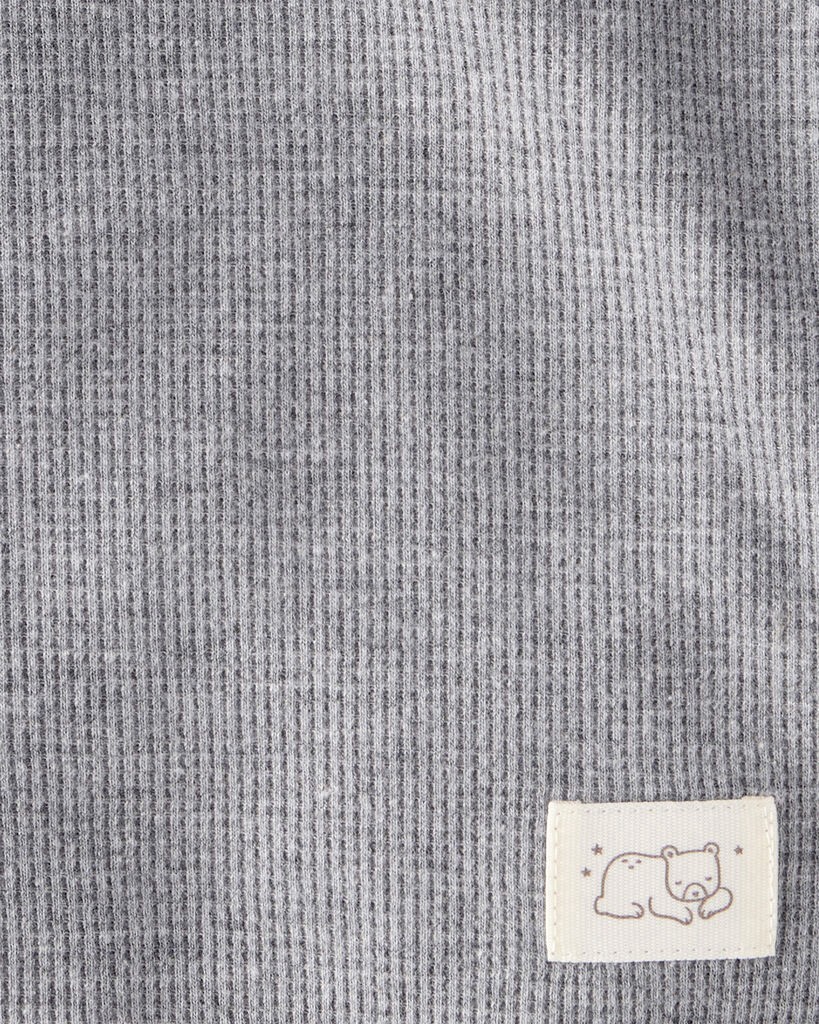 slide 3 of 3, Carter's Baby 2-Pack Waffle Knit Blankets - Grey/Navy Grey/Navy OSZ, 1 ct