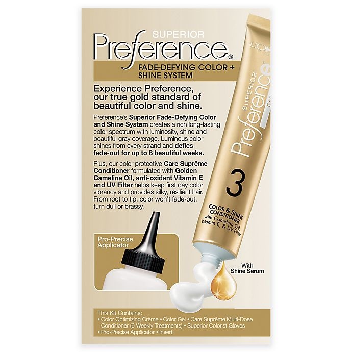 slide 2 of 4, L'Oréal Superior Preference Fade-Defying Color + Shine System - 9G Light Golden Blonde, 1 ct