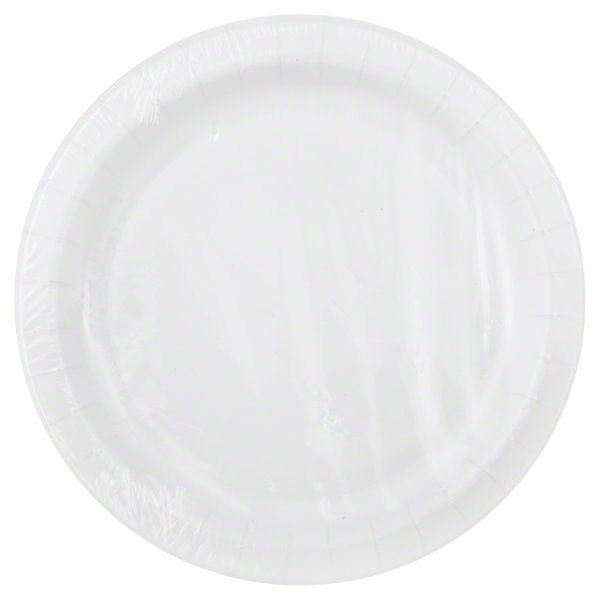 slide 1 of 1, Sensations Plates White 6-3/4 Inch, 7 in