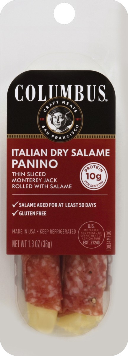 slide 5 of 5, Columbus Italian Dry Mini Panino, 1.3 oz