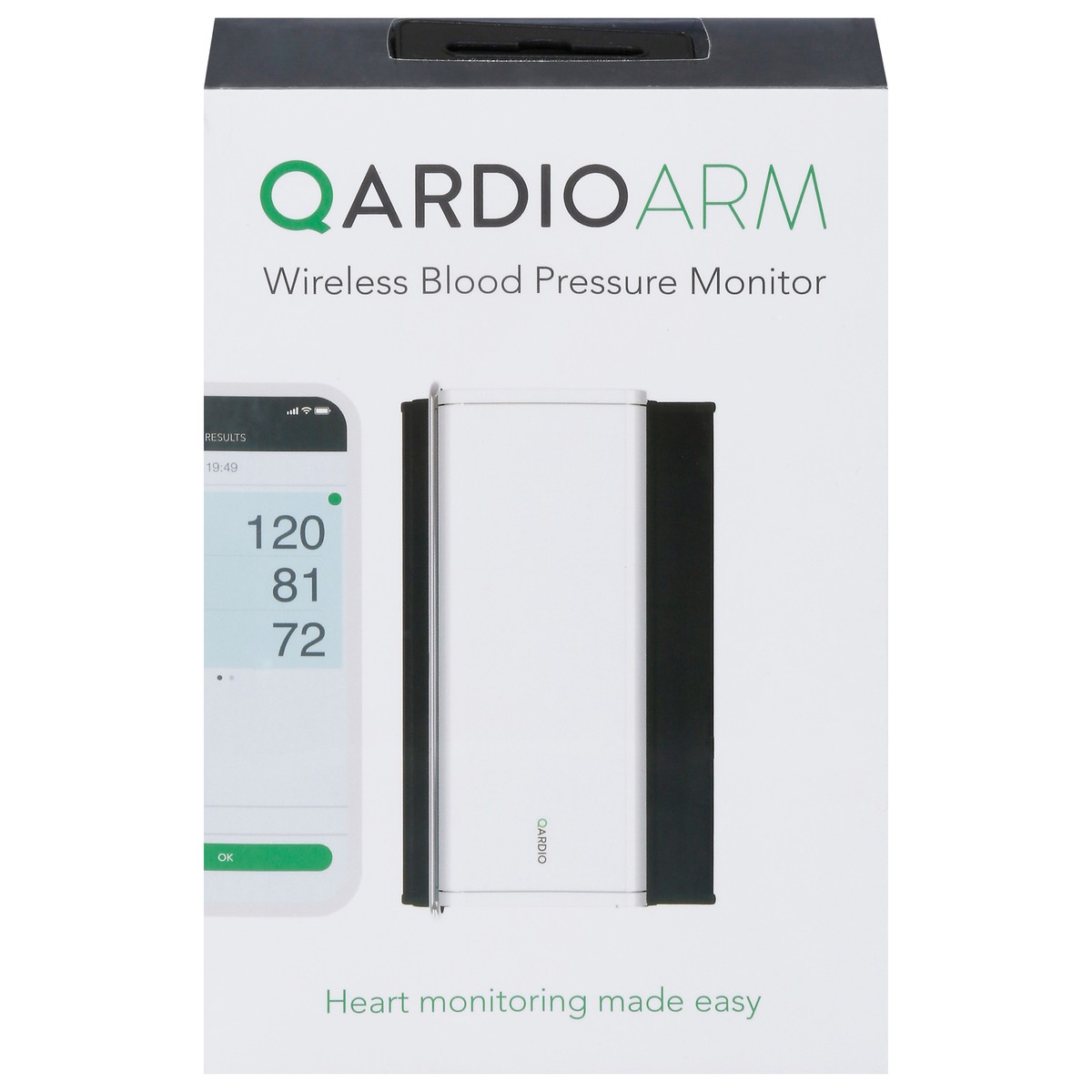 slide 1 of 9, Qardio Arm Arctic White Wireless Blood Pressure Monitor 1 ea, 1 ct
