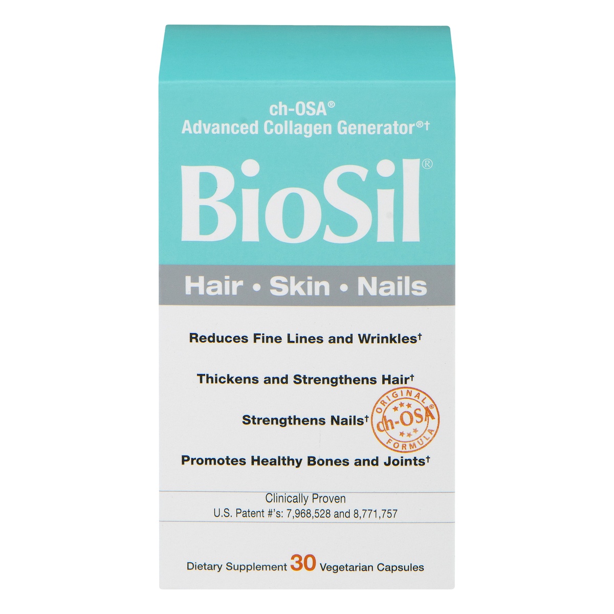 slide 1 of 1, BioSil Skin Hair & Nails, 30 ct
