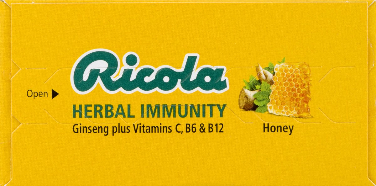 slide 2 of 9, Ricola Herbal Immunity Honey Drops, 24 ct