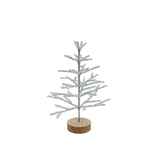 slide 1 of 1, 9" Frosted Twig Tree Tabletop Decor By Ashland, 9 in