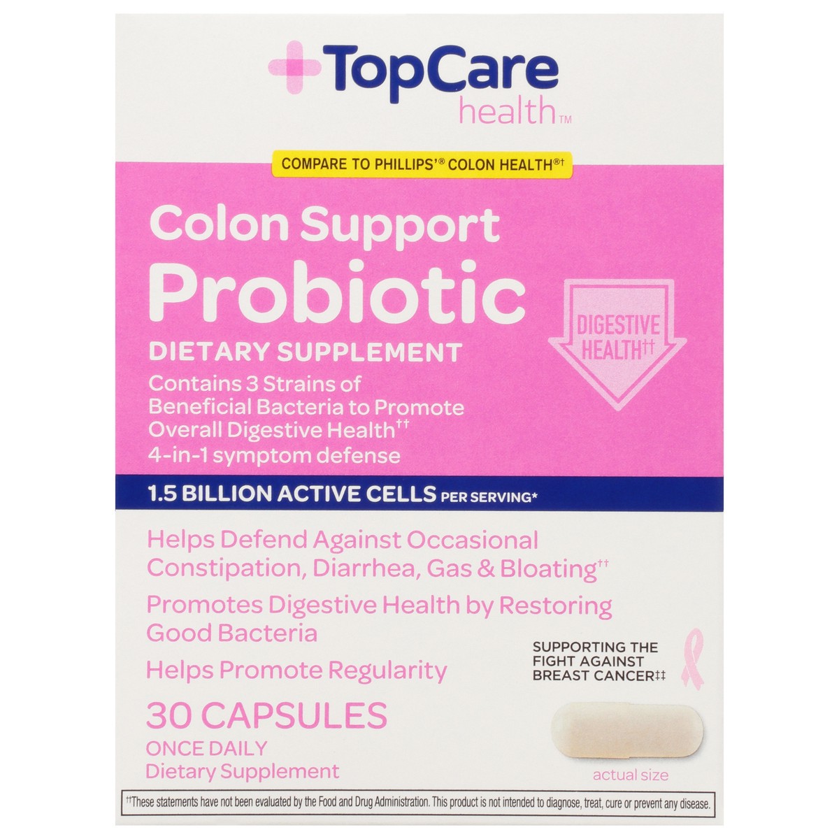 slide 8 of 16, TopCare Health Colon Support Probiotic 30 ea, 30 ct