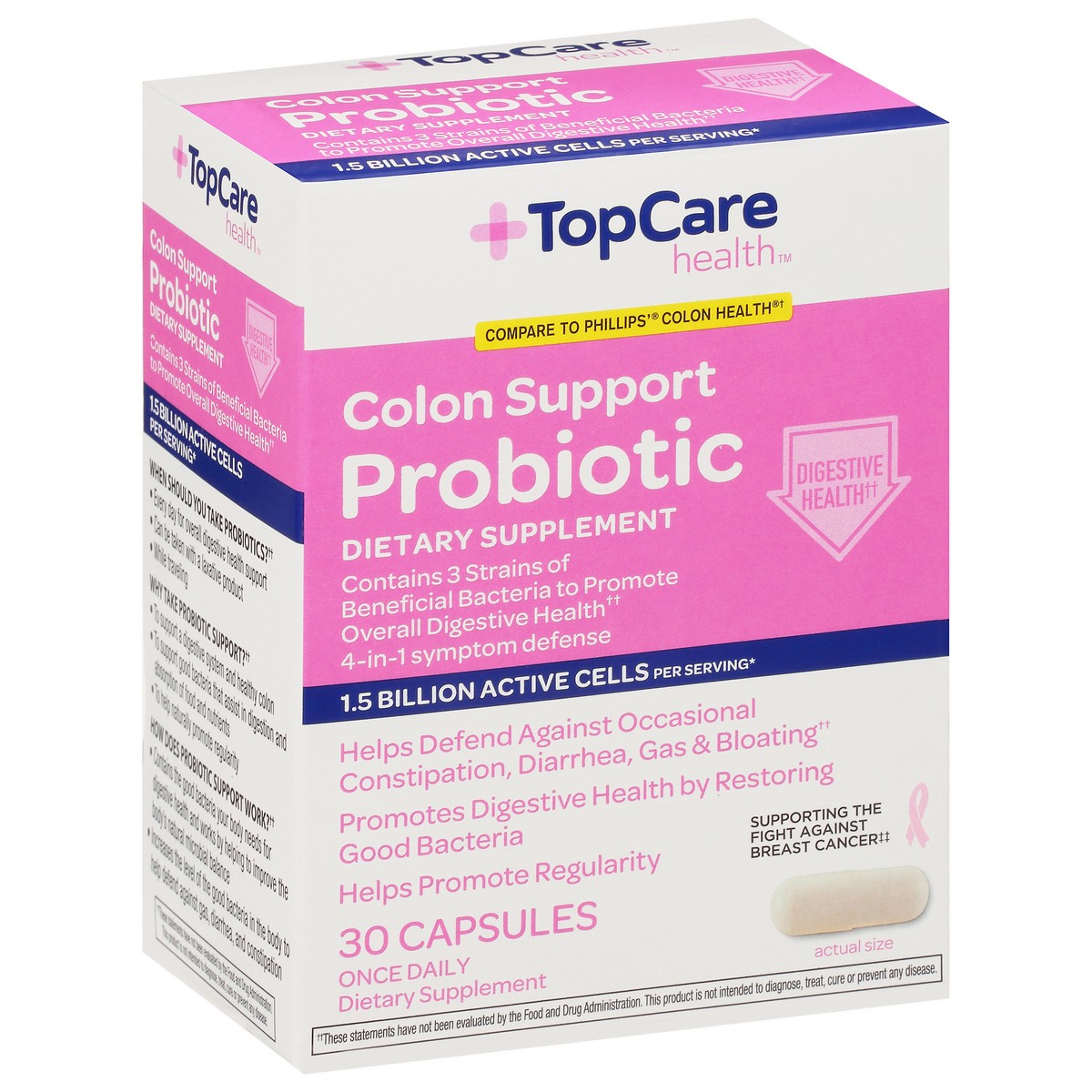 slide 13 of 16, TopCare Health Colon Support Probiotic 30 ea, 30 ct