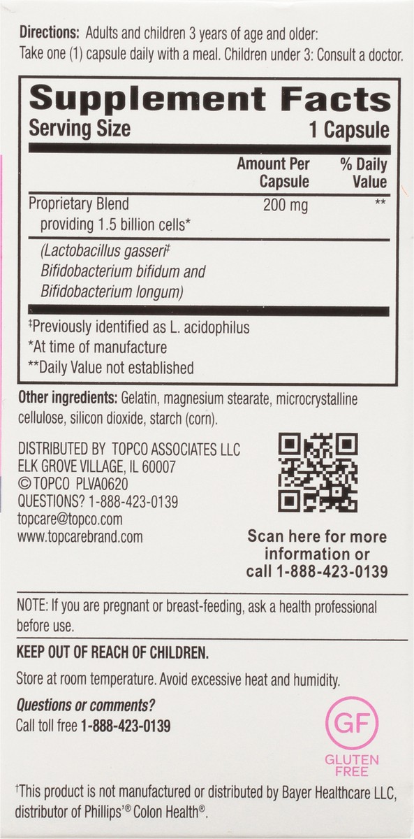 slide 2 of 16, TopCare Health Colon Support Probiotic 30 ea, 30 ct