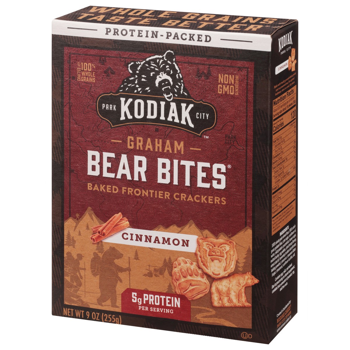 slide 3 of 9, Kodiak Cakes Bear Bites Graham Cinnamon Crackers 9 oz, 9 oz