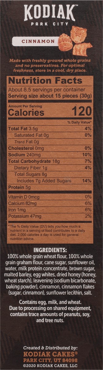 slide 8 of 9, Kodiak Cakes Bear Bites Graham Cinnamon Crackers 9 oz, 9 oz