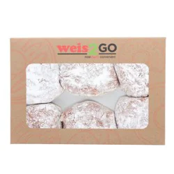 Weis2Go Bavarian Creme Filled Powdered Donut
