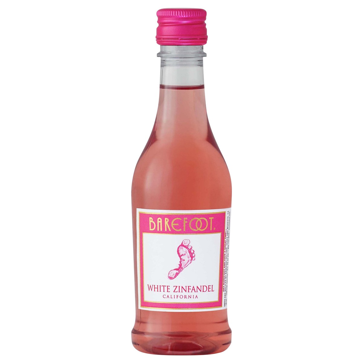 slide 1 of 3, Barefoot White Zinfandel Single, 187 ml
