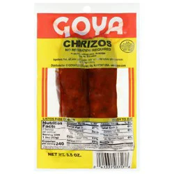 Goya Chorizos 3.5 oz