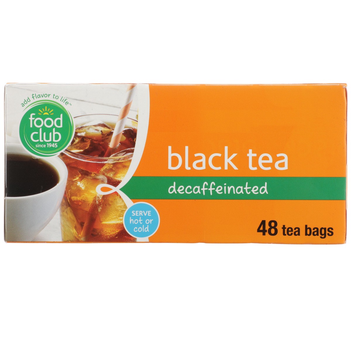 slide 2 of 8, Food Club Decaffinated Blacktea Bags - 48 ct, 48 ct