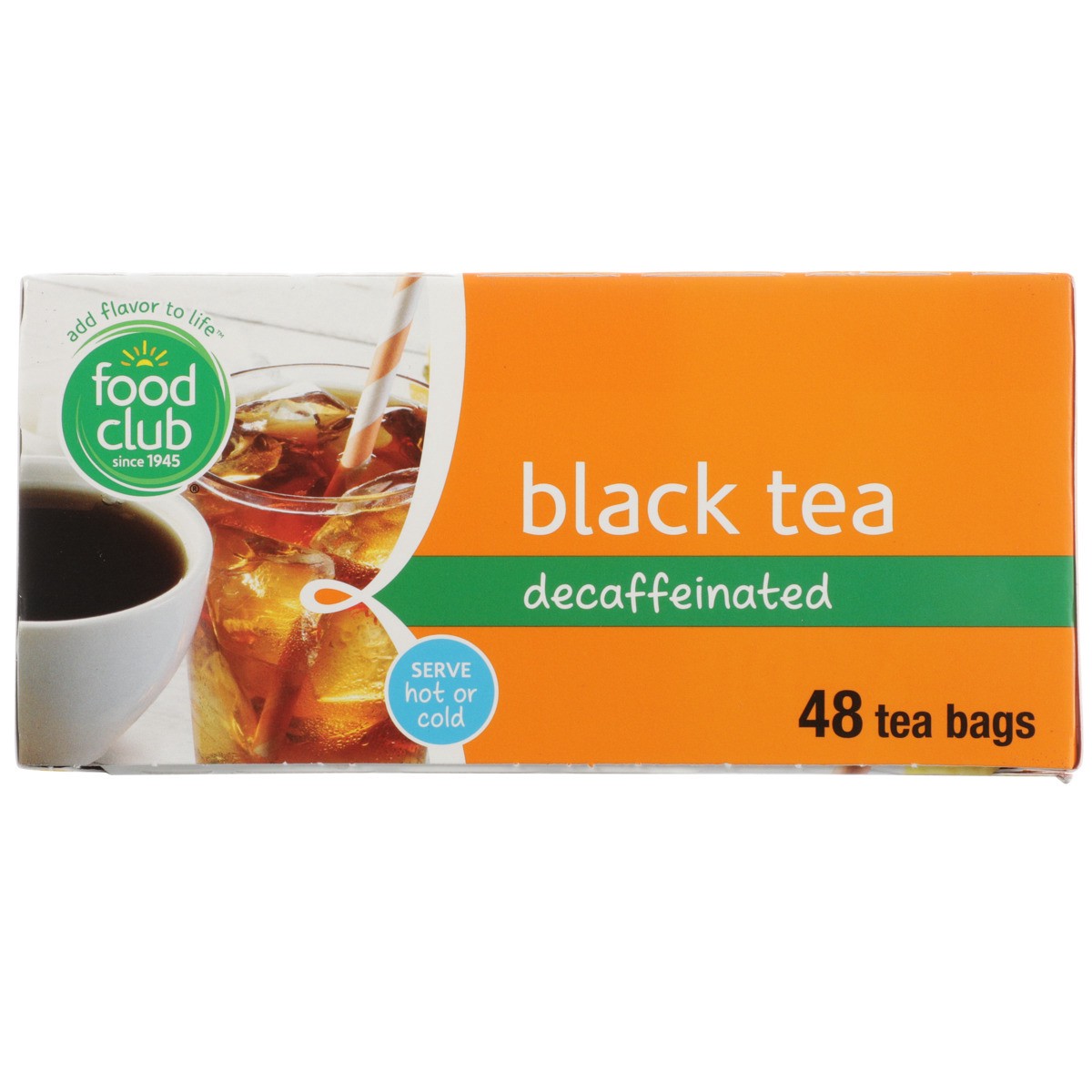 slide 7 of 8, Food Club Decaffinated Blacktea Bags - 48 ct, 48 ct