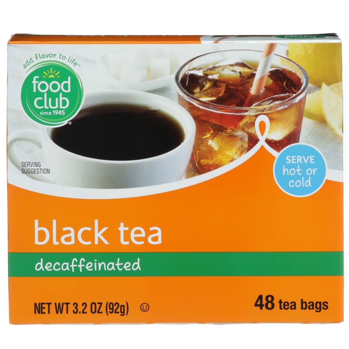 slide 6 of 8, Food Club Decaffinated Blacktea Bags - 48 ct, 48 ct