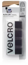 VELCRO Brand Alfa-Lok Fasteners - Black