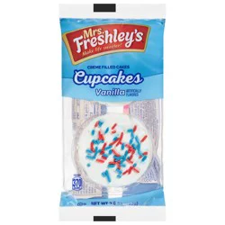 Mrs. Freshley''s Vanilla Cupcakes 3.6 oz