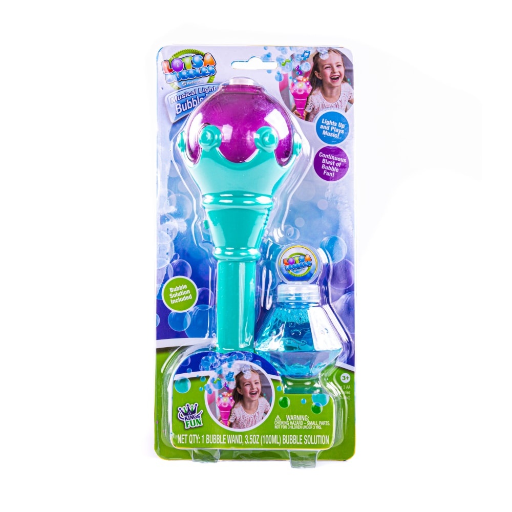 slide 1 of 1, Ball Bounce And Sport Inc. Musical Light Up Bubble Wand, 1 ct