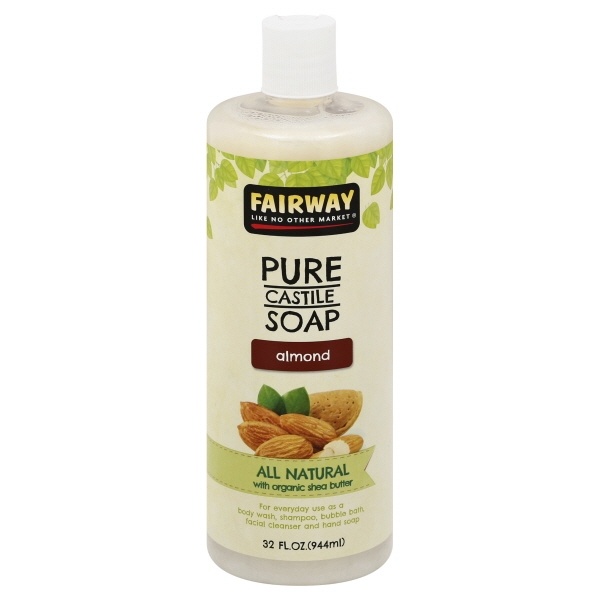 slide 1 of 1, Fairway Castile Soap Almond, 32 fl oz