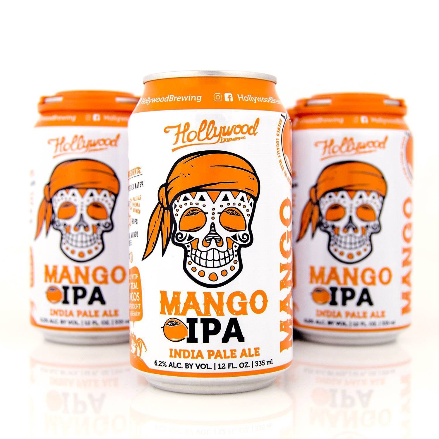 slide 1 of 1, Hollywood Brewing Co. Hollywood Mango Ipa 6Pk Can, 12 oz