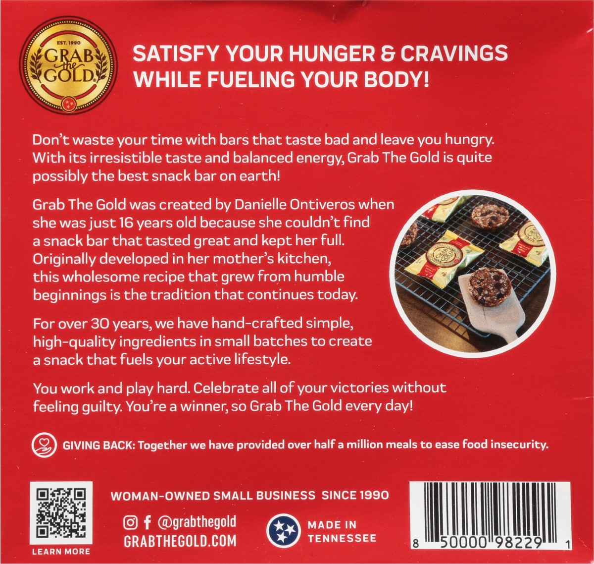 slide 7 of 9, Grab the Gold Chocolate Peanut Butter Snack Bars 5 - 2 oz Bars, 5 ct