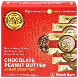 Grab the Gold Chocolate Peanut Butter Snack Bars 5 - 2 oz Bars
