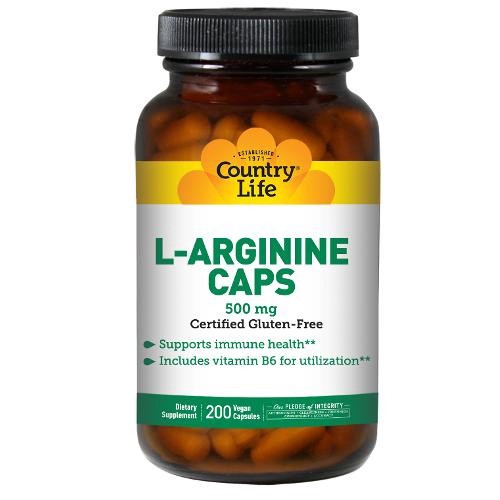 slide 1 of 1, Country Life Arginine, 200 ct