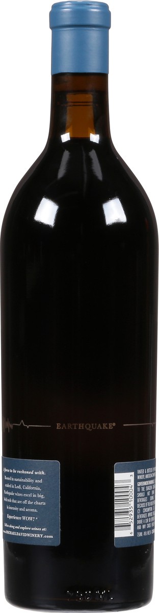 slide 3 of 9, Earthquake California Zinfandel 750 ml, 750 ml