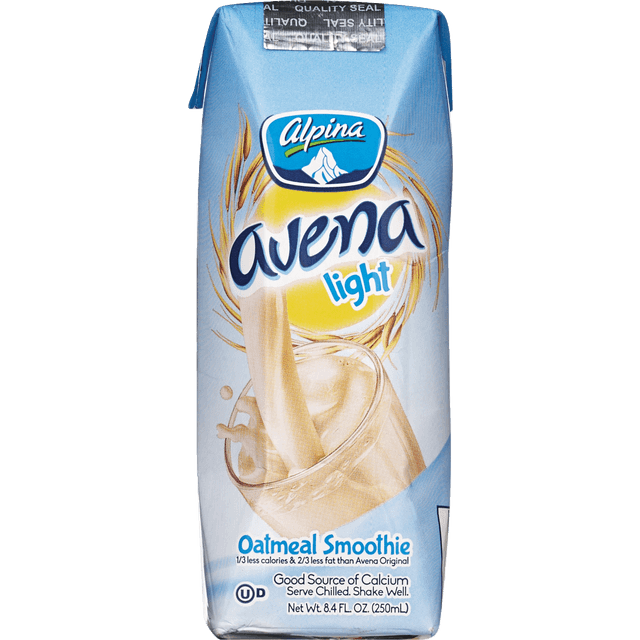 slide 1 of 1, Alpina Auena Light Oat-Based Smoothie, 8.33 oz