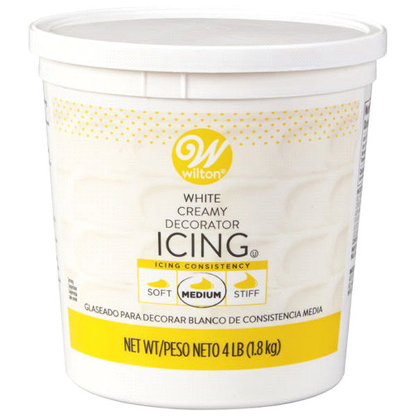 slide 1 of 1, Creamy White Decorator Icing Tub, 4 lb