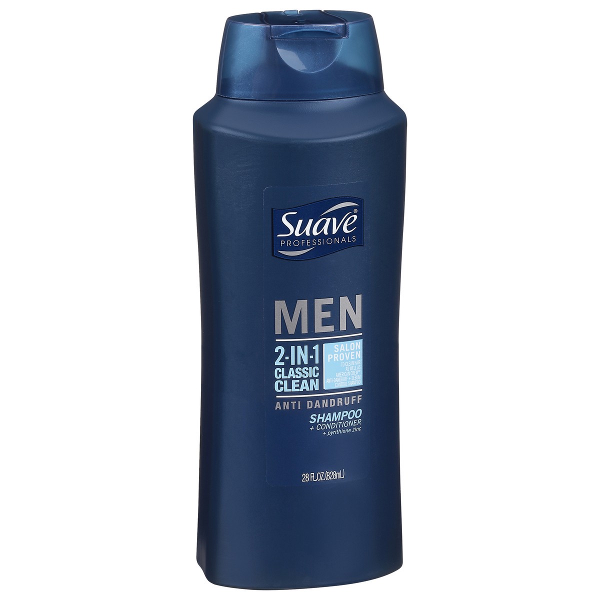 slide 11 of 13, Suave Men 2in1 AntiDandruff Shampoo & Conditioner Classic Clean 28 oz, 28 oz