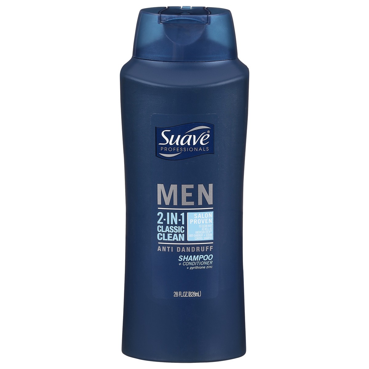 slide 13 of 13, Suave Men 2in1 AntiDandruff Shampoo & Conditioner Classic Clean 28 oz, 28 oz