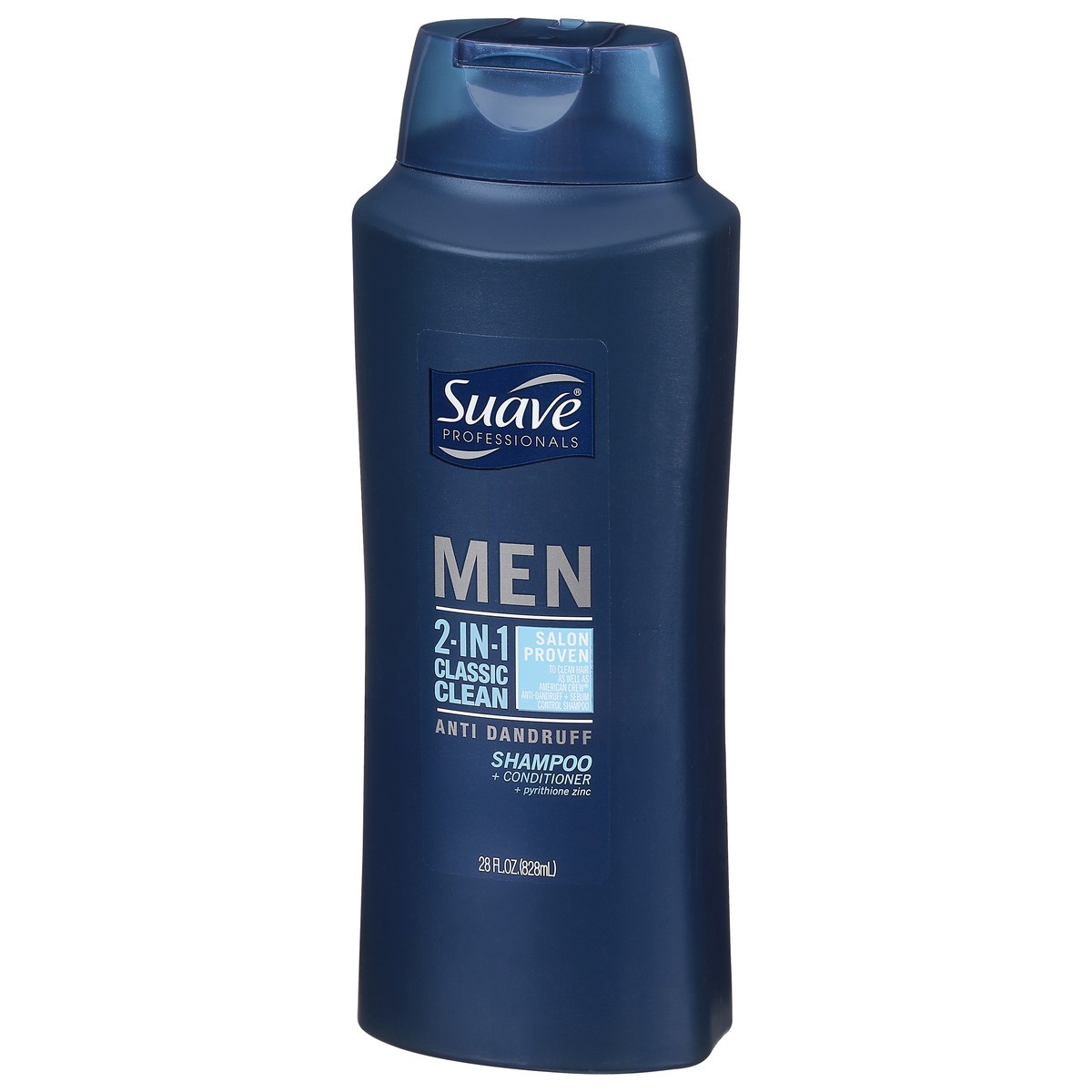 slide 8 of 13, Suave Men 2in1 AntiDandruff Shampoo & Conditioner Classic Clean 28 oz, 28 oz