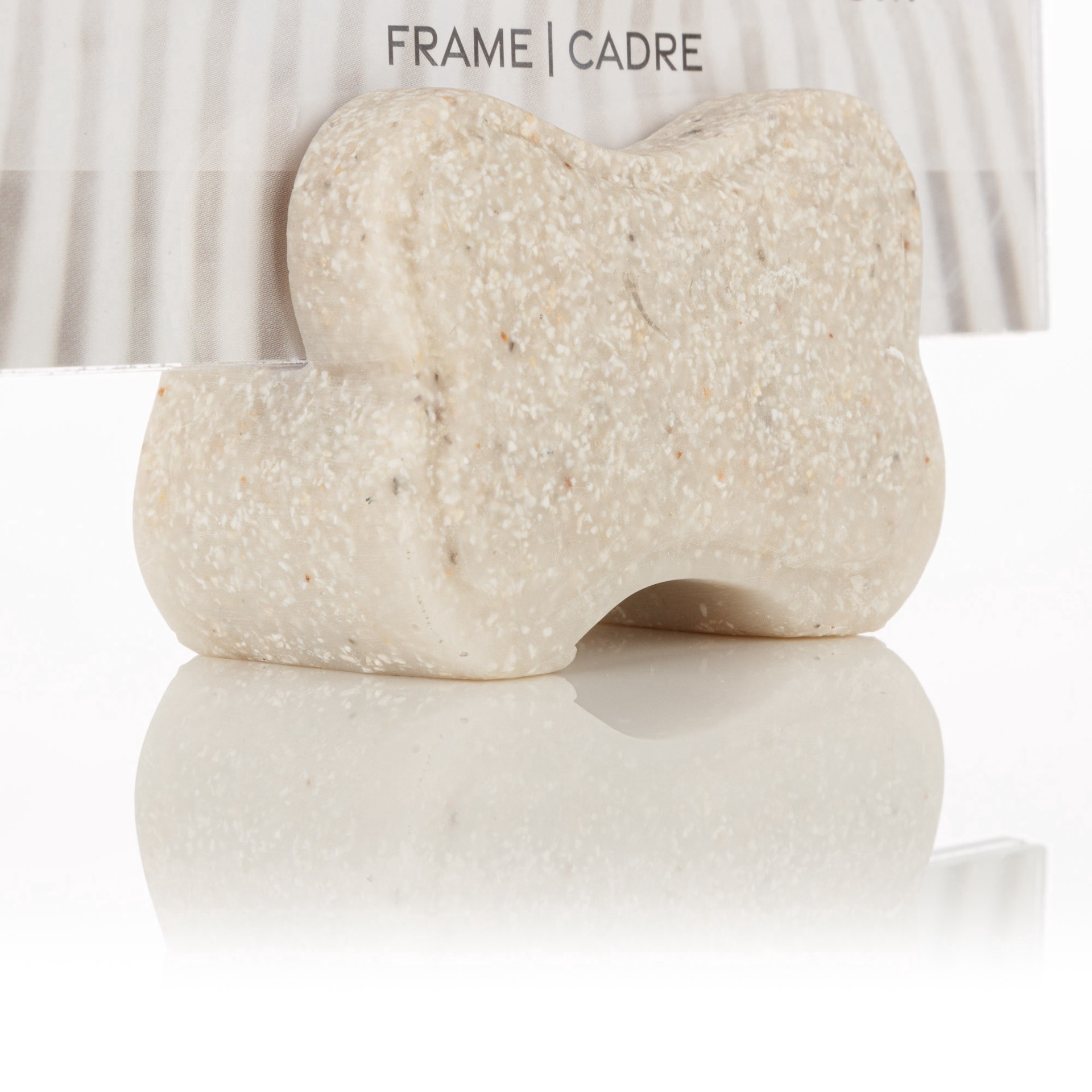 slide 5 of 5, 4" X 4" Ivory Bone Photo Holder By Studio Decor, 4 in x 4 in